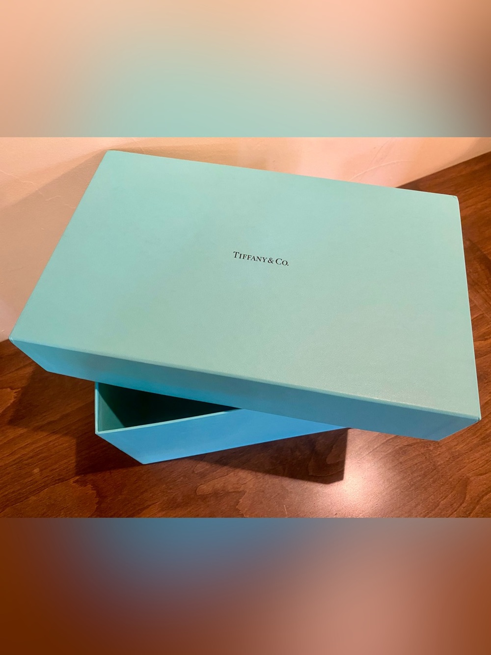 Tiffany & Co. Gift Box, Signature Blue Tiffany’s Box, Large Empty Box